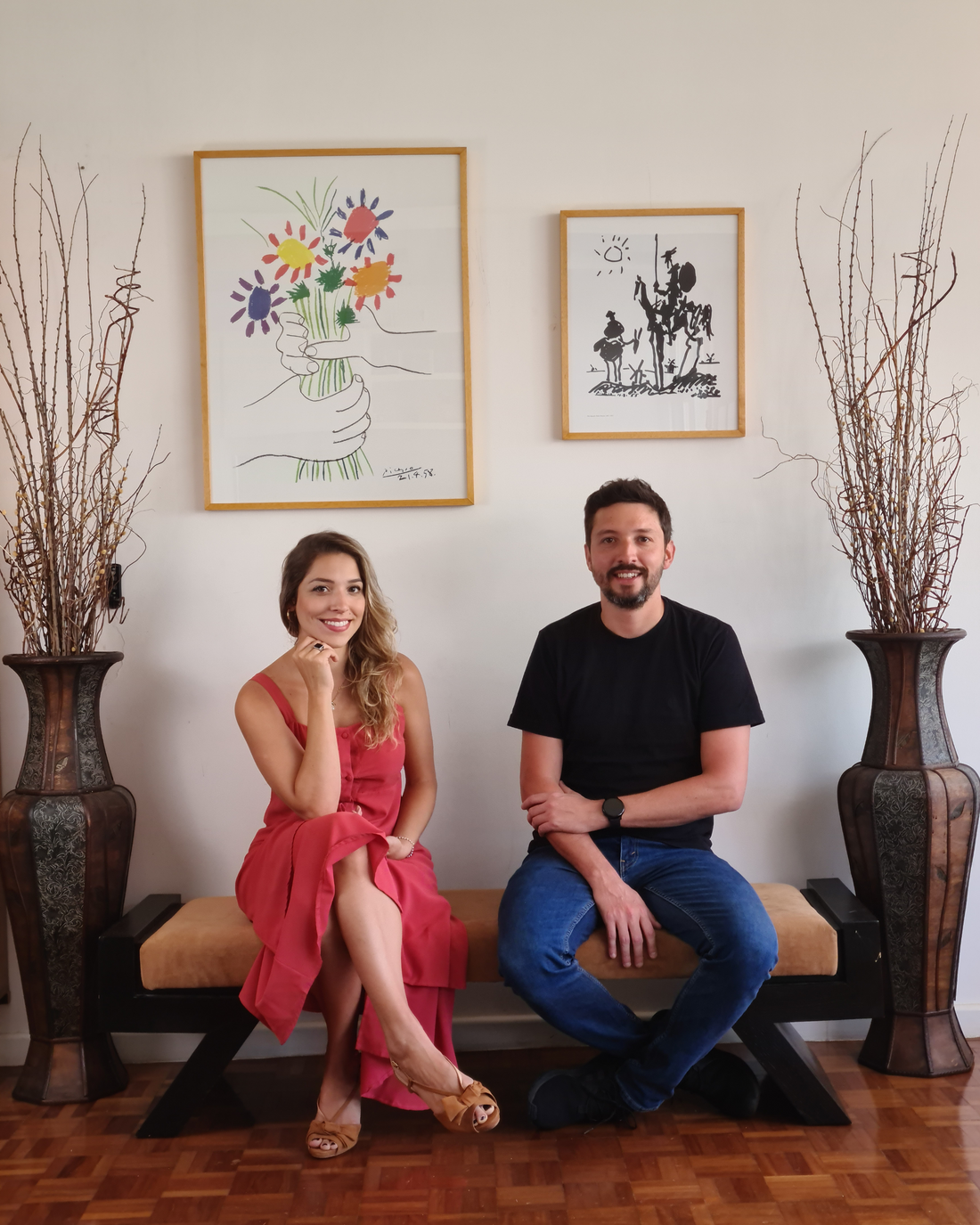 Maria Gedeon e Diego Mazon, da Emigê.it